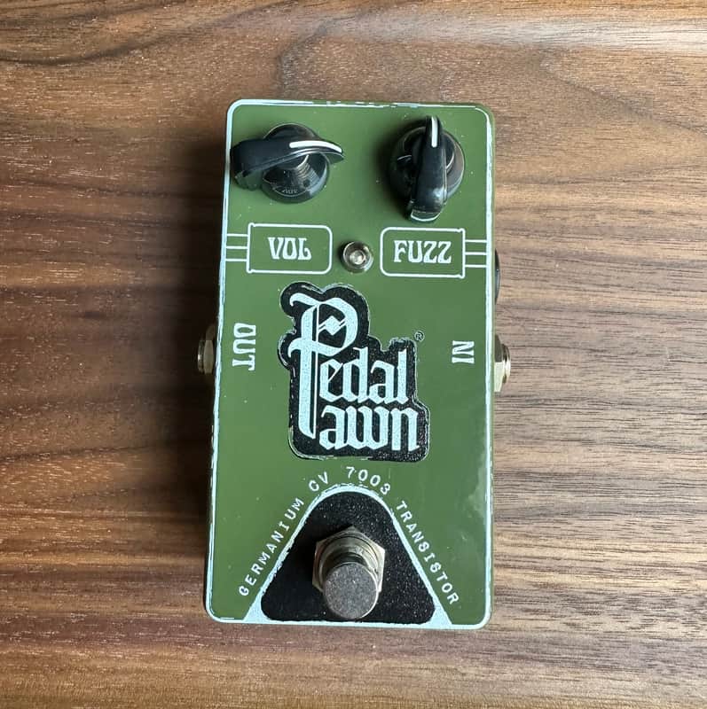 PEDAL PAWN - CV7003 Germanium Fuzz Pedal - Olive Green #519 image 1