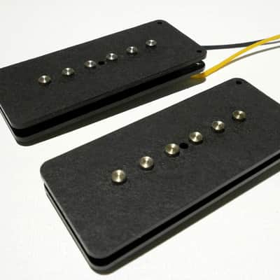 Jazzmaster HYBRID Guitar Pickups SET A5 P90 / Humbucker Hand Wound Fender FAT by Q pickups image 8