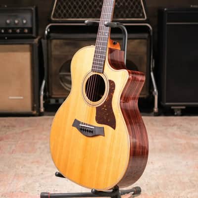 Taylor 414ce Studio Grand Auditorium Acoustic/Electric Guitar - Natural with Gig Bag image 12
