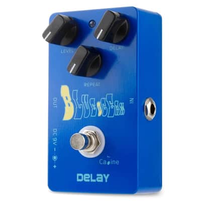 Caline CP-19 Blue Ocean Analog Delay Pedal True Bypass, FREE PICK + HOLDER+ FREE SHIP USA image 8