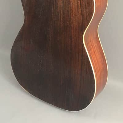 Vintage Kawai MIJ Japan Classical Guitar Lefty Conversion 1960s Natural Relic Martin Style Binding Bonus Gig Case image 15