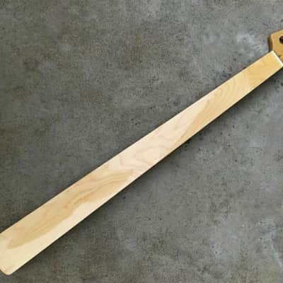 Fretless Maple Wood Jazz Bass Style Neck, 20 Frets image 2