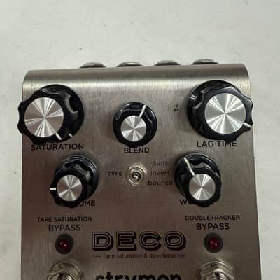 Strymon Deco V1 Tape Saturation & Doubletracker Delay Guitar Effect Pedal image 2