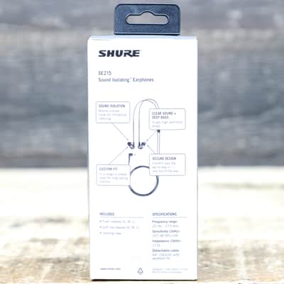 Shure SE215-K Professional Sound Isolating Earphones HighDefinition MicroDriver image 2