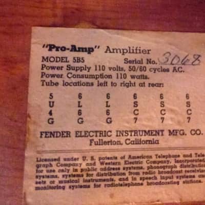 Fender Pro Vintage 1953 Tweed w/Free Shipping! image 6