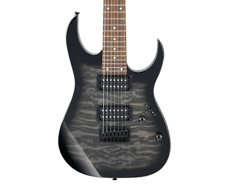 Ibanez GRG7221QATKS GIO RG Electric Guitar - Transparent Black Sunburst image 1