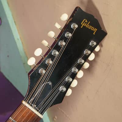 1967 Gibson B-25-12 12-String 00-Size Acoustic Guitar (VIDEO! Fresh Work, Ready) image 3