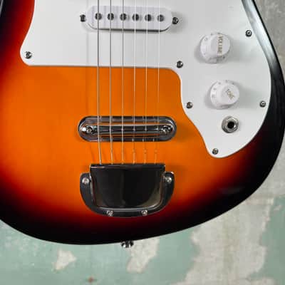 Harmony 02815 Twin Single Coil Electric Guitar - Sunburst image 3