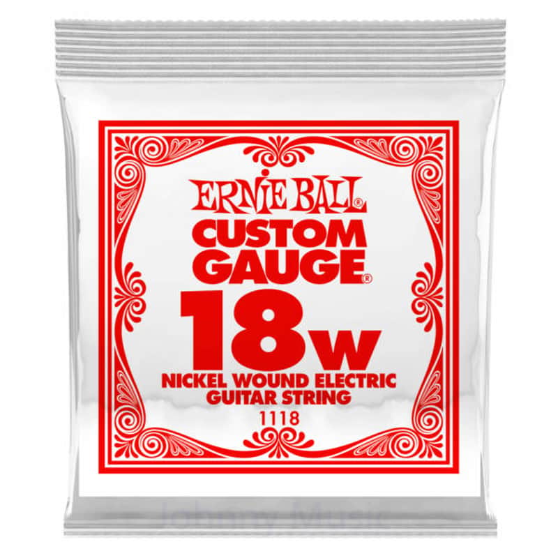 .018w Custom Gauge Electric Guitar Single String Nickel Plated Wound On Tin Plated Steel Hex Core image 1