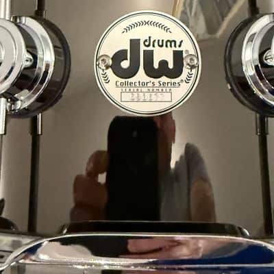 DW Collector's Series Black Nickel Over Brass 6.5x14" Snare Drum 2011 - 2021 - Black Nickel with Chrome Hardware image 8