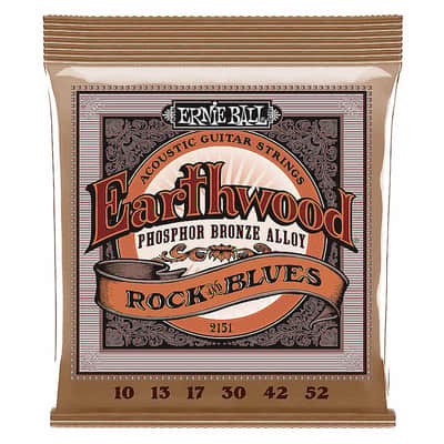Ernie Ball 2151 Earthwood Hybrid Slinky Acoustic Guitar Strings