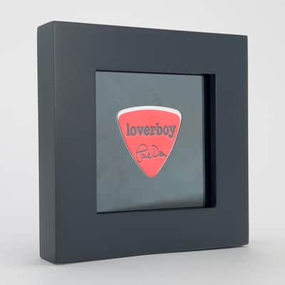 3" x 3" Double Sided Guitar Pick Display, BLACK #346 Triangle Bass Shape image 8