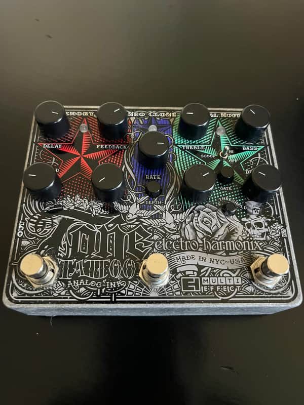 Electro-Harmonix Tone Tattoo Multi-Effect Pedal 2012 - Present - Black / Gray image 1