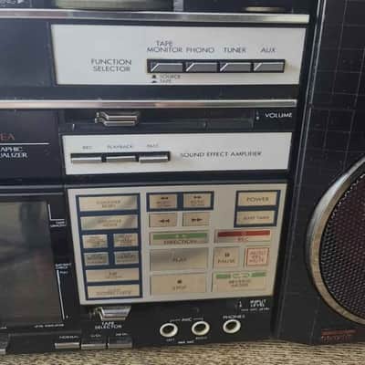 Vintage JVC PC-550C Portable Component BOOM BOX Radio System 1978 WORKING image 3