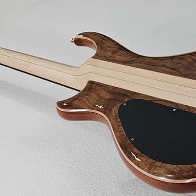 2021 Alembic Mark King Signature Standard Walnut 4 String Bass Guitar image 13