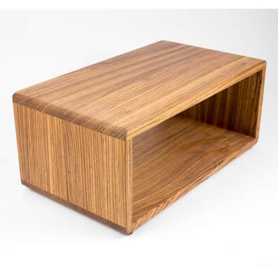 19" studio rack case | solid zebrano | 4u 30cm depth | hardwood | hand made in Amsterdam image 6
