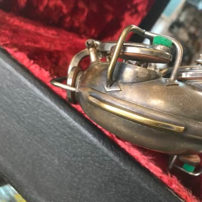 Martin Handcraft Curved Bb Soprano Saxophone Rare! 1926 - Silver Plate image 4