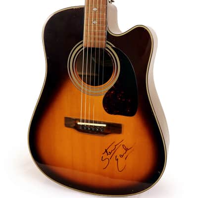 1993 Epiphone PR350 CE/VS - Steve Earle signed image 2