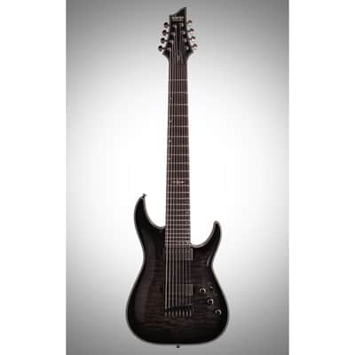 Schecter Hellraiser Hybrid C8 Electric Guitar Trans Black Burst, Open Box (Very Good) image 2