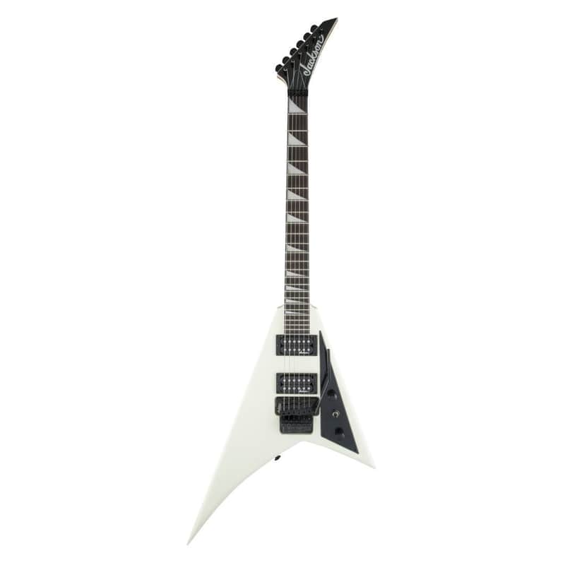 Jackson JS Series Rhoads JS32 6-String Electric Guitar with 24 Jumbo Frets and Dual Jackson High-Output Humbucking Pickups (Right-Handed, Ivory) image 1