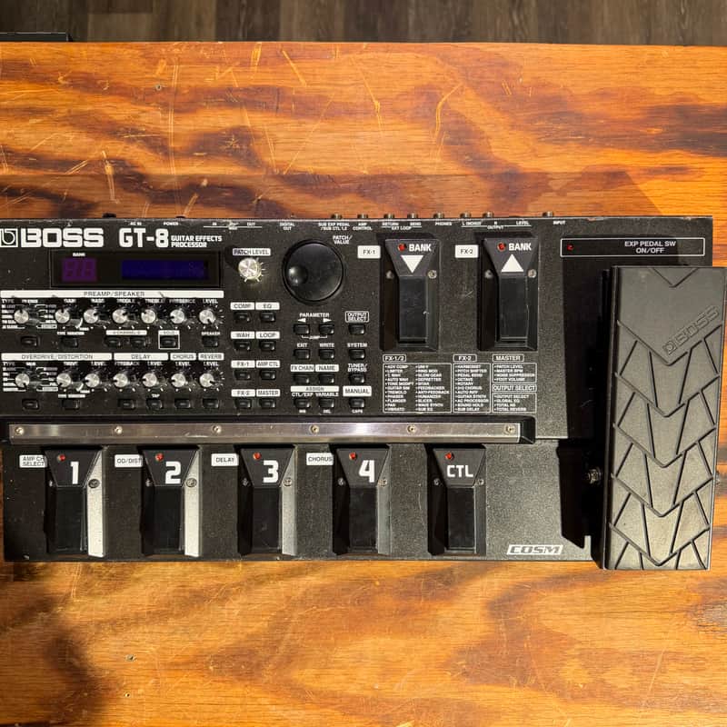 Boss GT-8 Multi-Effect Guitar Processor Unit image 1