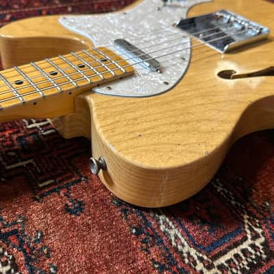 Fender Custom Shop '69 Telecaster Thinline Journeyman Relic 2023 Natural image 8