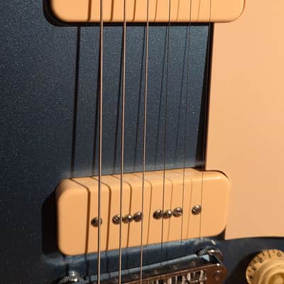 Gibson 2012 Midtown Standard P-90 Pelham Blue w/ Gibson HSC & Bone Nut image 8