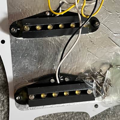 2017 Fender Player Plus Top Stratocaster guitar pickguard loaded pickups pots image 4