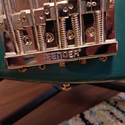 Fender American Elite Jazz Bass V with Ebony Fretboard 2016 - 2019 - Ocean Turquoise image 3