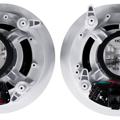 (20) Rockville HC55-16 White 5.25" 300w In-Ceiling Home Theater Speakers 16 Ohm image 4
