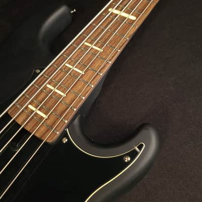 Yamaha BB735A Active 5 String Matte Black Bass w/bag image 10