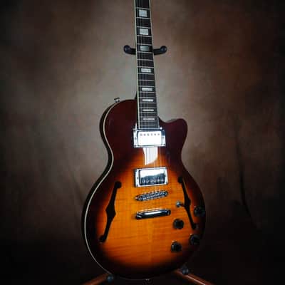 Firefly Aerosonic FFLPS Les Paul style - Red Tobacco Sunburst image 6