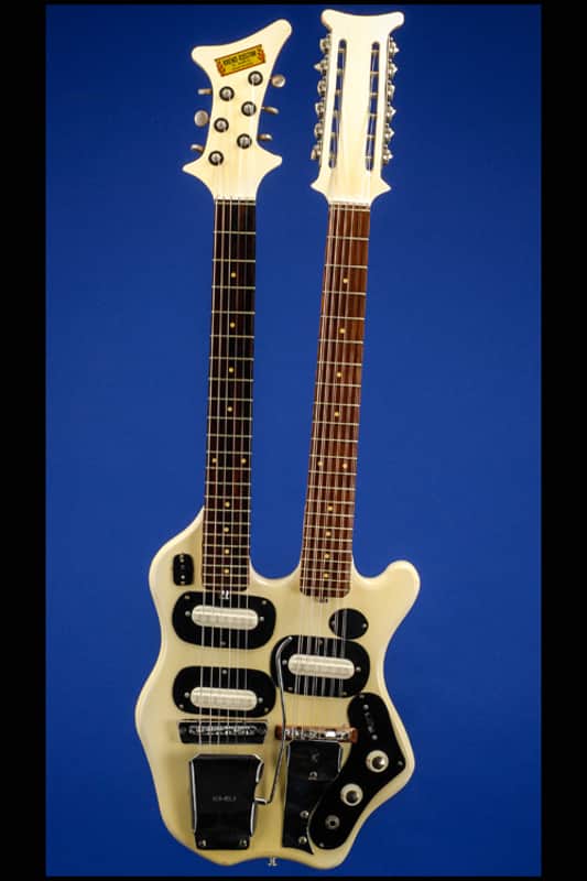 Kauffman Kremo-Kustom Double-Neck 1966 Cream image 1