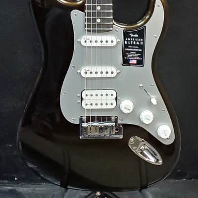 Fender American Ultra II Stratocaster HSS with Ebony Fretboard - Texas Tea w/FREE Pro Set Up image 3