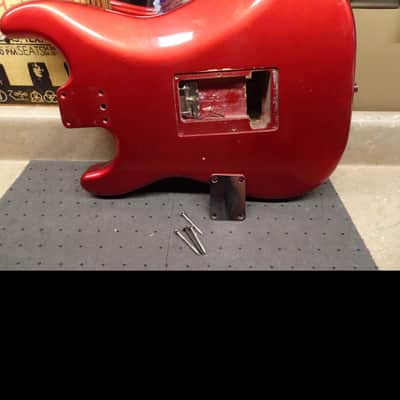 Fender Stratocaster 1988 -MIJ Japan-Floyd Rose ready- Candy Apple Red Metallic image 14