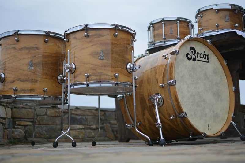 Brady Drums Fidleback Marri Ply Drum Kit One Of 24/14/14/16/18 2009 image 1