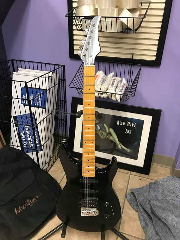 Washburn KC Ltd Chicago Series 1989 Black | Reverb