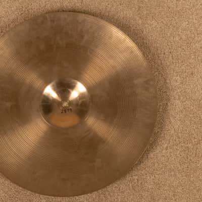 1970s Zildjian 21" A Ride Medium Cymbal 2879g image 5