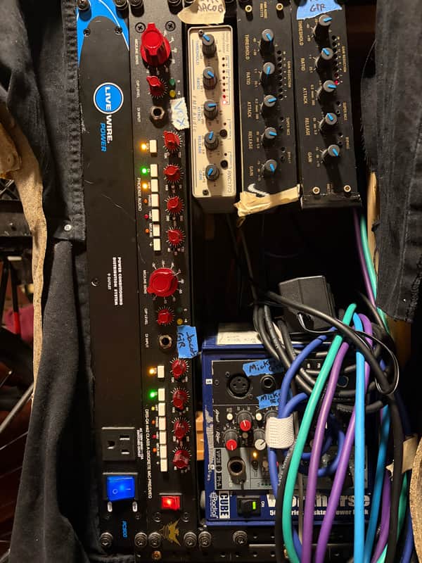 Phoenix Audio DRS-Q4 Mk2 2-Channel Class-A Discrete Mic Pre / DI / EQ 2010s - Black image 1