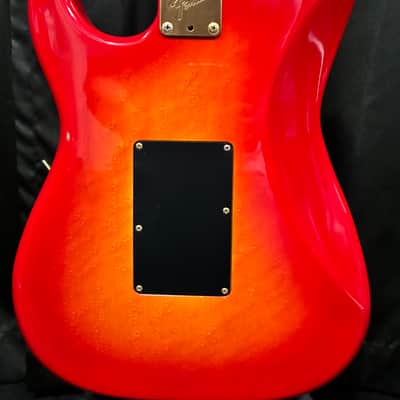 Fender MIJ (Made In Japan) STR-80 HSH EX-TREM E-Series Fujigen 1984-1987 - Cherry Sun Burst image 5