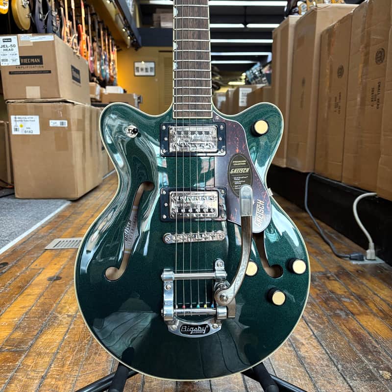 Gretsch G2655T Streamliner Center Block Jr. Double-Cut Electric Guitar Cadillac Green image 1