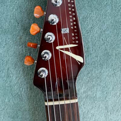 Tom Anderson Drop Top Orange Burnished Burst with Bindings image 5