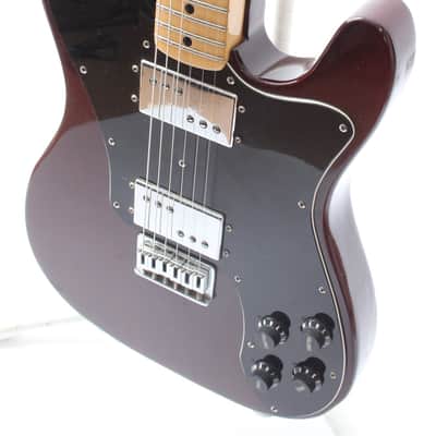 1978 Fender Telecaster Deluxe wine red image 3