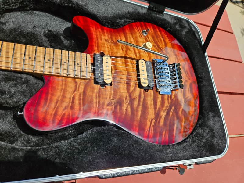 Ernie Ball Music Man Axis Super Sport 2026 - Roasted Amber Quilt image 1