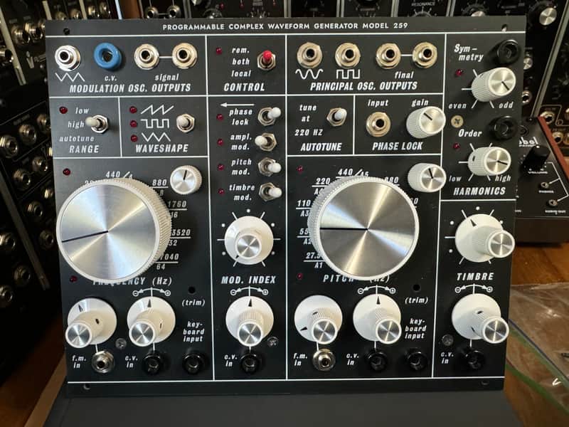 Buchla Clone Model 259 Programmable Complex Waveform Generator- Vintage Build 2020 - Black and White image 1