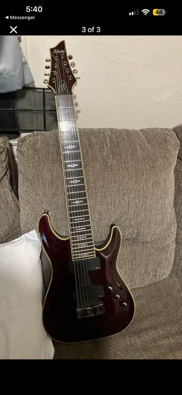Schecter Hellraiser Special C-8 2011 - Black Cherry image 1