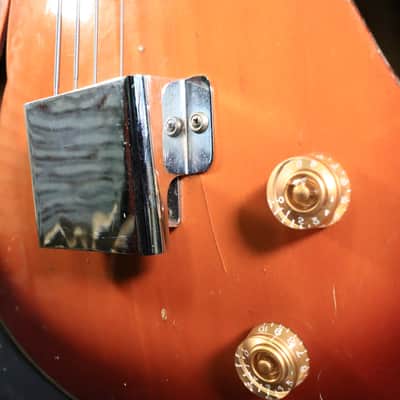 Vintage 1960's Bruno Royal Artist Hollow Body Bass Guitar image 23