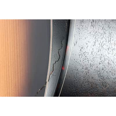 Mitchell T413CE-BST Terra Series Auditorium Solid Torrefied Spruce Top Acoustic-Electric Guitar Regular Edge Burst image 5