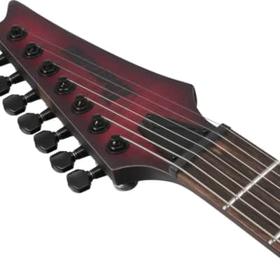Ibanez RGD721FA 7-String Electric Guitar, Ebony Fingerboard, Stained Wine Red Bust Flat image 4
