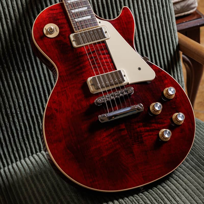 Gibson Les Paul '70s Deluxe 2023 - Wine Red image 1
